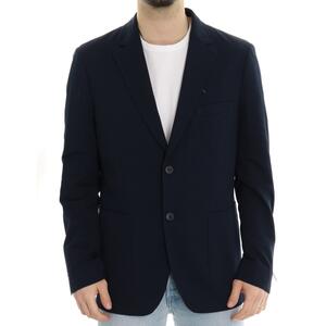 GIACCA MONOPETTO BLU